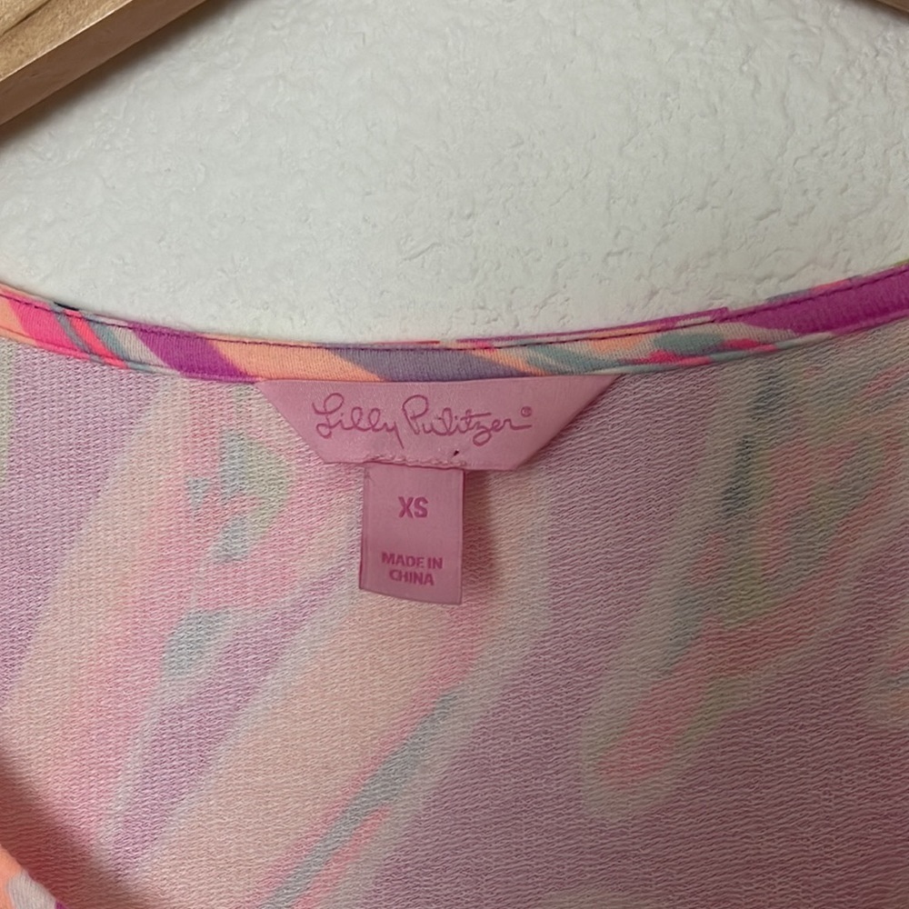 Lilly Pulitzer| Bright Pink Mara Shirt Dress| XS - Picture 2 of 4
